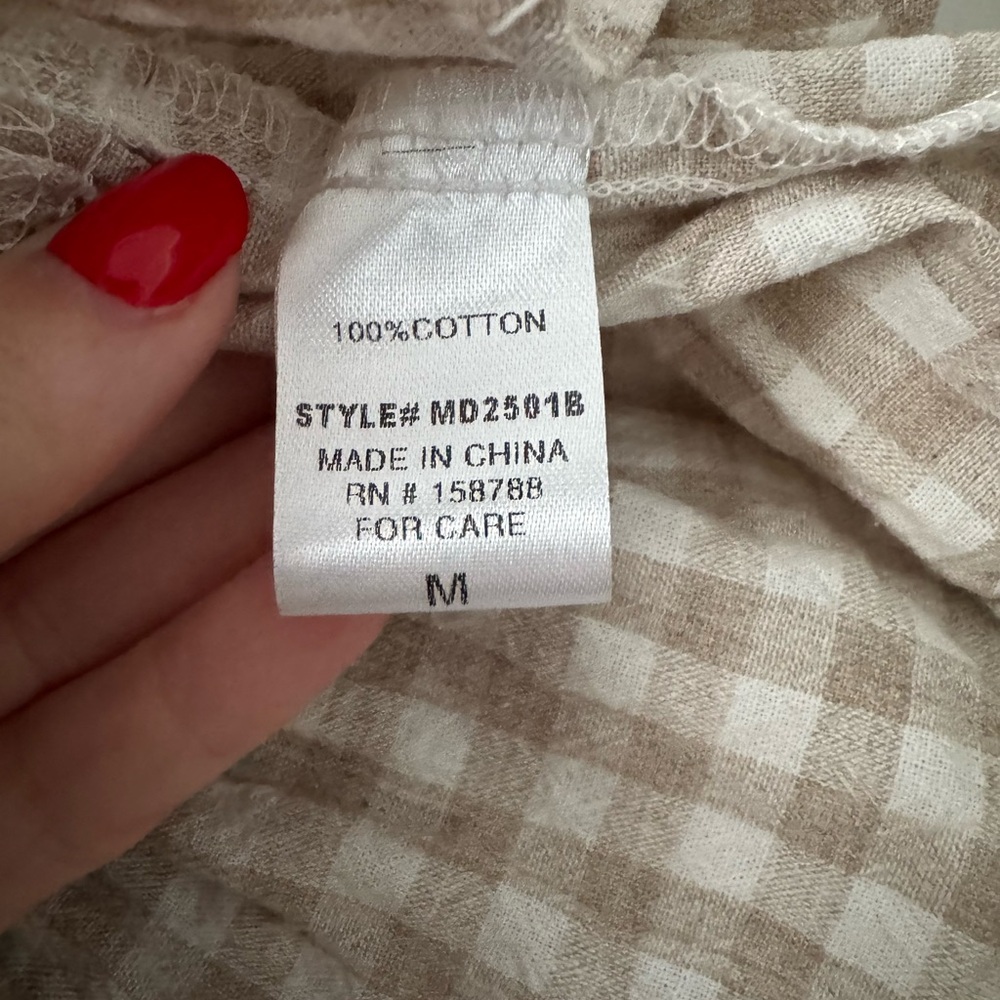 Vici Smocked Gingham Babydoll Dress - Picture 7 of 7